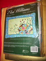 Craft Gift Elsa Williams Kit Cypress Garden Pillow Needlepoint Set Needle Point - £53.13 GBP