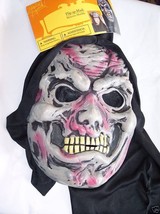 Fashion Holiday Adult Halloween Costume Prop Frightful Flip Up Face Hood Mask - £5.70 GBP