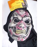 Halloween Costume Prop Adult Frightful Flip Up Face Hood Mask Fashion Ho... - $7.12
