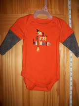 Faded Glory Baby Clothes 0M-3M Newborn Bodysuit Costume First Halloween Creeper - £9.86 GBP