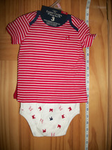 Faded Glory Baby Clothes 0M-3M Newborn Shorts Outfit Shirt Crab Bodysuit Creeper - £11.34 GBP