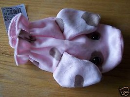 Toy Gift Nabco Hand Puppet Pig North American Bear Co Go Faux Soft Fake Fur Pet - £7.56 GBP