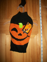 Simplydog Pet Clothes XS Pumpkin Face Halloween Sweater Dog Canine Animal Outfit - £5.94 GBP