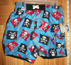 Fashion Gift Baby Clothes 24M Op Blue Pirate Swimwear Bathing Suit Swim ... - $12.34