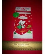 Peanuts Gang Gift Card Holder Snoopy Christmas Hallmark Bag Tag Tissue N... - £3.70 GBP