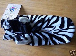 Toy Gift Nabco Hand Puppet Zebra North American Bear Co Go Faux Soft Fake Fur - £7.56 GBP