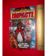 Wrestling TNA Action Figure Toy Alpha Male Monty Brown Sport Marvel Coll... - $18.99