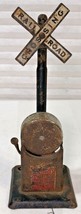 Vintage Marx Toys Mar Lines Railroad Crossing Bell Made In USA - $274.11 MXN