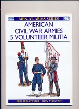 American Civil War Armies 5 Volunteer Militia Men At Arms 207 - £4.50 GBP