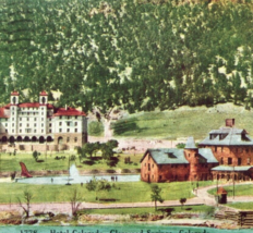 Hotel Colorado Glenwood Springs Postcard Vintage 1908 Franklin One Cent ... - £11.72 GBP