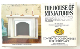 House of Miniatures Kit #41220 1:12 James River Dollhouse Fireplace Circa 1700 - £28.89 GBP