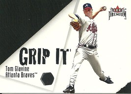 2001 Fleer Premium Grip It and Rip It Tom Glavine and Chipper Jones 10GR Braves - £0.78 GBP