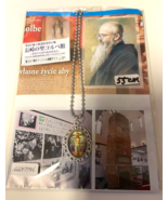 Saint Maximilian Kolbe Museum HIstory /Crucified  Jesus  Necklace New fr... - $14.85
