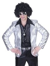 Disco Fever - Pimp Jacket - Silver Lame - $54.57