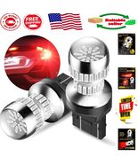 Super Bright LED Strobe Brake Light Bulbs - Pack of 2, Red Flashing 7443... - $701.41 MXN