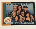 Beverly Hills 90210 Trading Card Vintage 1991 #1 Jason Priestley Luke Perry - $1.97