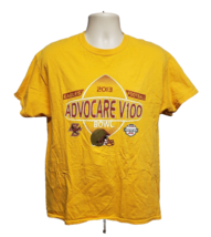 2013 Boston College Eagles Football Advocare V100 Bowl Adult L Yellow TShirt - £11.68 GBP