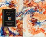 Fluid Art Orange Cardistry Cards  - £9.47 GBP