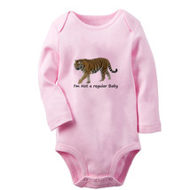 I&#39;m Not a Regular Baby Funny Bodysuit Baby Animal Tiger Romper Infant Kid Outfit - £7.91 GBP+