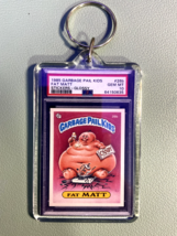 Fat Matt - Garbage Pail Kids - PSA Homage - Mini Slab - GPK Keychain - £5.09 GBP