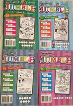 Lot of 4 Penny Press Jumble That Scrambled Word Game Puzzle Book 2018 Lot #3 [Si - $18.76