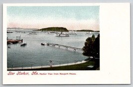 Bar Harbor ME Harbor View From Newport House Maine c1906 Postcard A39 - $6.95