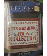 Small Cross Stitch Kit &quot;It&#39;s Not Junk, It&#39;s A Collection&quot;  5&quot;x7&quot; - £4.25 GBP