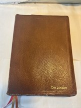 Thompson Chain Reference Study Bible NIV Brown Leather 1983 Kirkbride Zo... - £21.30 GBP