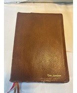 Thompson Chain Reference Study Bible NIV Brown Leather 1983 Kirkbride Zo... - £21.33 GBP