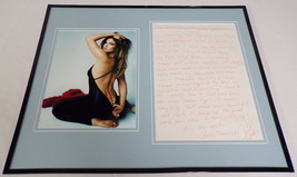 Julia Mancuso Signed Framed 16x20 Handwritten Letter &amp; Photo Display - £118.34 GBP