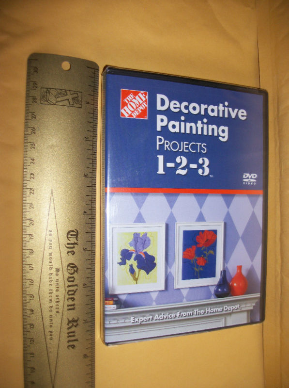 Craft Gift Paint DVD Home Depot Decorative Painting Project 1-2-3 Expert Advice - $14.24