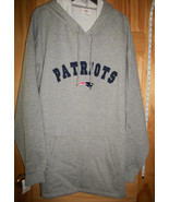 Football NFL Men Clothes 2XL New England Patriots Gray Sweatshirt Hoodie... - $42.74