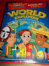 Craft Gift Paper Kit Art World Explorer Geography Activity Set Design De... - $349.71 MXN