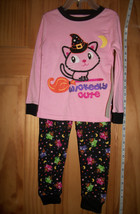 Fashion Holiday Baby Clothes 3T Toddler Halloween Costume Pink Cat Pajam... - £7.49 GBP