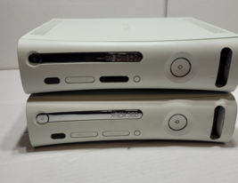 Microsoft Xbox 360  Console - Matte White  - 2007 - 2009 LOT OF 2- PARTS... - $21.57