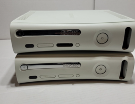 Microsoft Xbox 360  Console - Matte White  - 2007 - 2009 LOT OF 2- PARTS... - £16.86 GBP