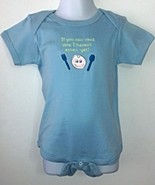Infant Lt. Blue Bodysuit - Size 12 mo. - If You Can Read This I Haven&#39;t ... - £5.50 GBP