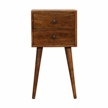 Artisan Furniture Mini 2 Drawer Chestnut Bedside - $155.00