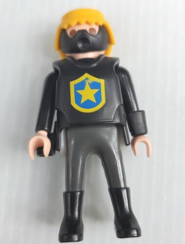 Primary image for Playmobil 1992 swat police with mask. SH2