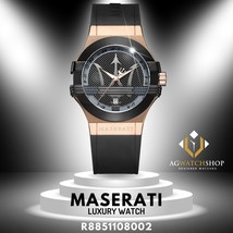 Maserati Analog Black Dial Stainless Steel Men&#39;s Quartz Watch-R8851108002 - £129.63 GBP