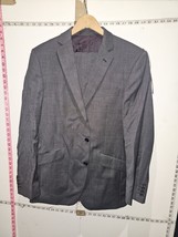 Grey M&amp;S Suit Size 40 Trousers 34&quot; Express Shipping - £32.11 GBP