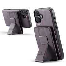 Case for iPhone 13 (Color: Purple)  Detachable Card Holder Stand Magnet... - $60.99