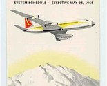 Alaska Airlines Jets Serving Alaska System Schedule 1965 Golden Nugget  - $47.52