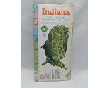 Vintage 1971 Indiana Toll Road Linking East And West Map Brochure - £27.75 GBP