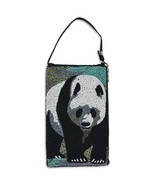Giant Panda Beaded Club Bag Evening Clutch Purse w/ Shoulder Strap - $47.45 CAD