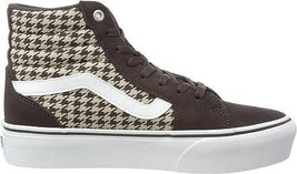 Vans Filmore Hi Top Platform Sneakers Womens 7.5 Brown Plaid NEW - $64.22