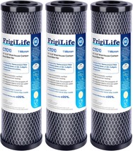 Frigilife 1 Micron 10&quot; X 2.5&quot; Whole House Cto Carbon Sedimen Water Filte... - £32.18 GBP