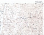 Blue Basin, Nevada 1958 Vintage USGS Map 7.5 Quadrangle Topographic - $23.99