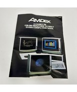 Amdek Color Computer Video Monitors Vintage PRINT AD Electronics Tech 1980s - $14.13