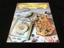 Priscilla Paints Sign Boards Book 1 Craft Pattern Booklet - $12.00